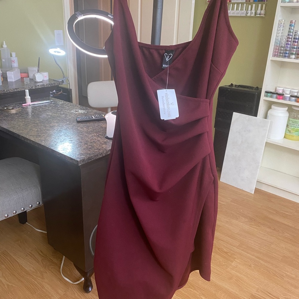 Maroon dress